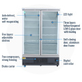 Freezer vertical Double Puerta Mini refrigerador Vertical Cooler